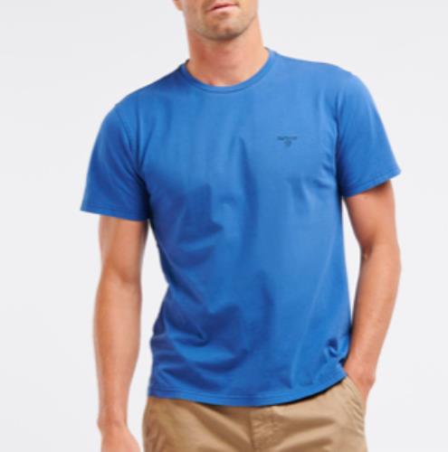 Barbour Men's Blue Garment Dyed T-Shirt Men's Tailored fit Size XL New