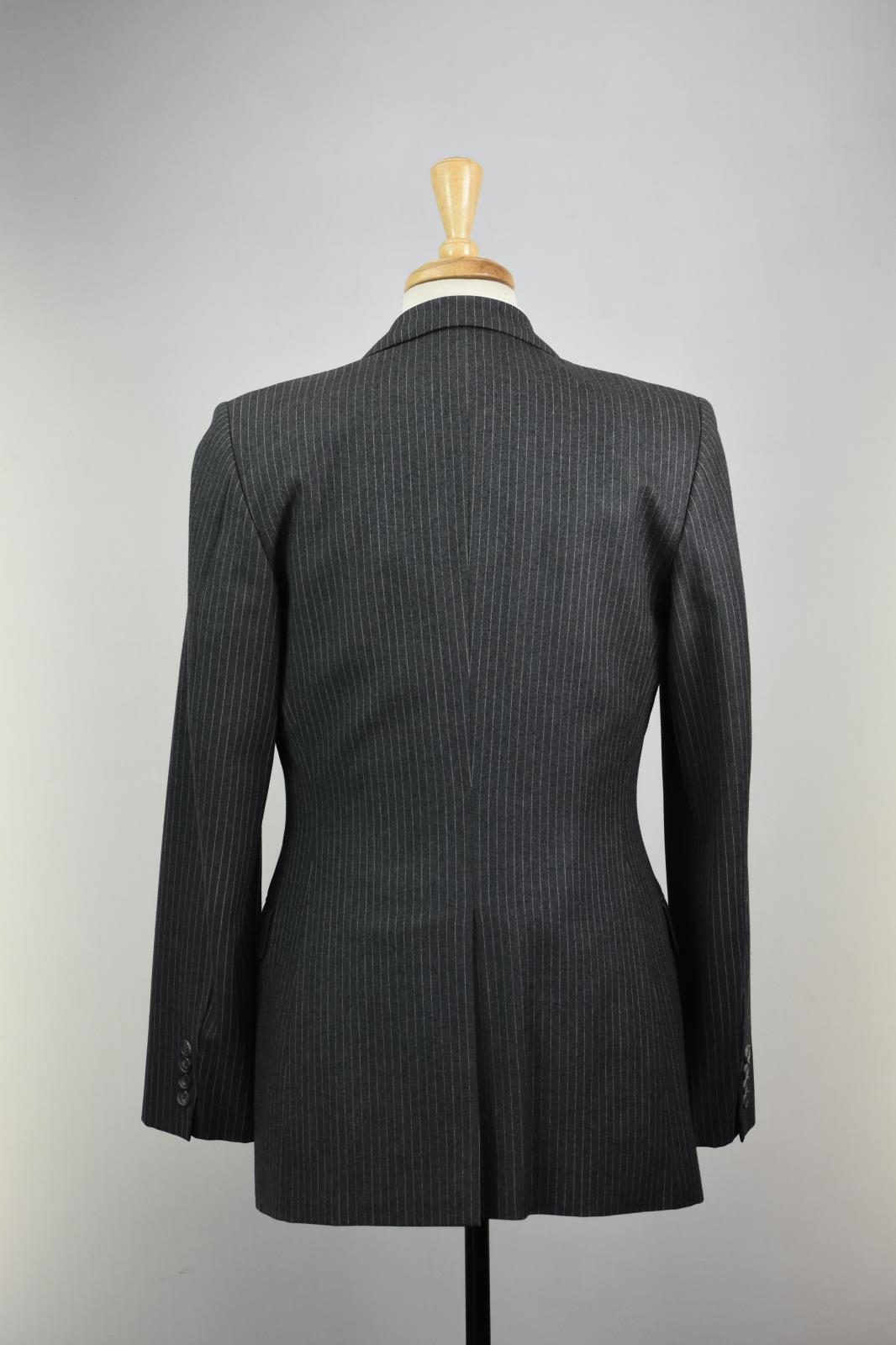 Bespoke Dormeuil Cloth England Savile Row Men's Wool 2-BTN Suit 36 L Vintage