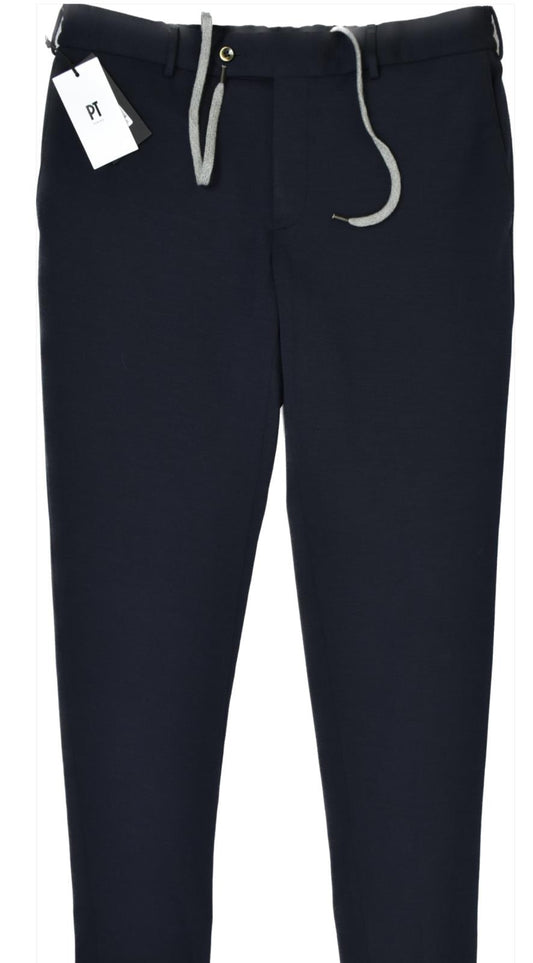 PT Torino Men's Navy Slim Stretch Wool Blend Pants 36 NEW $445  0VSJG2C1P081360