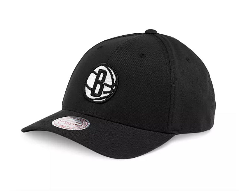 MITCHELL & NESS Low Pro Cotton Brooklyn Nets Snapback Hat New