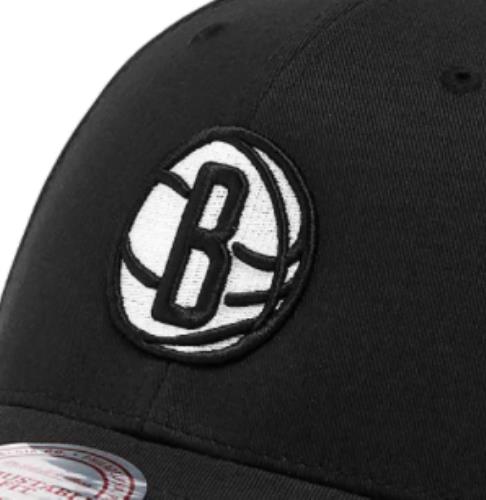 MITCHELL & NESS Low Pro Cotton Brooklyn Nets Snapback Hat New