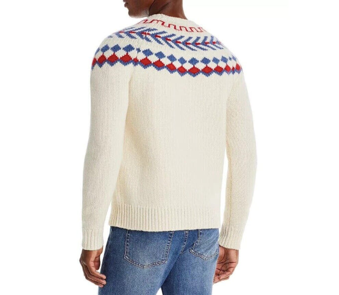 The Men Store Bloomingdales HeavyCable Knit Wool Regular Fit Sweater XL NEW $168