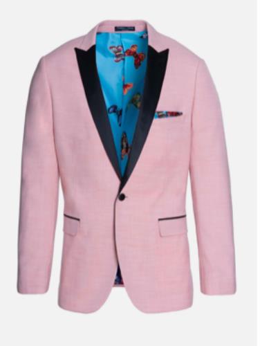 PAISLEY & GRAY Men's Pink Grosvenor Peak Tuxedo Jacket Sz 40 R New $275   3087J