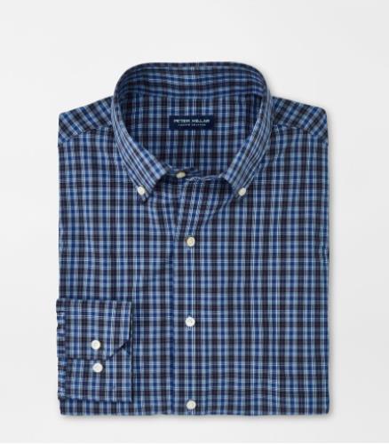 Peter Millar Men's Tul Performance Poplin Shirt Size S New $178   MF22XW34PRLF