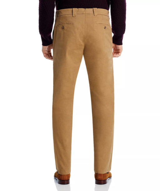 Bloomingdale's Men's Khaki Tailored Fit Chino Pants 32 X 32 New $98   M79375737