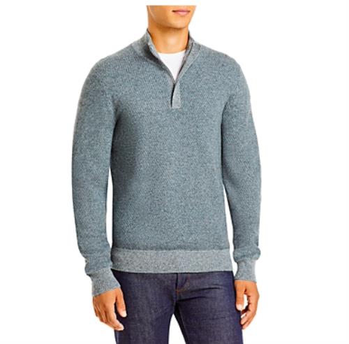 The Men's Store Bloomingdale's Half-Zip Wool Cashmere Sweater XXL NEW $198  06HZ