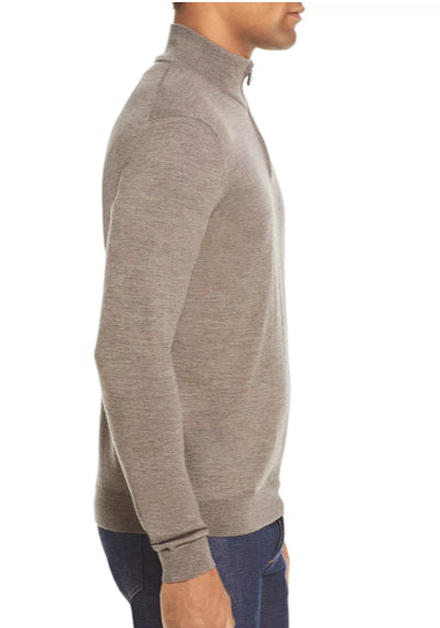 The Mens Store Bloomingdales ASH Half-Zip ExtraFine Merino Wool Sweater XXL NEW