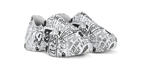 Dolce & Gabbana Toy Graffiti-Print Low-top Sneakers 42 9 US NEW $895 CS2113AE101