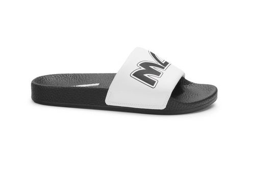 MCQ Alexander McQueen Men's Logo Slide Sandals White 45- US 12 NEW $175