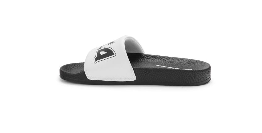 MCQ Alexander McQueen Men's Logo Slide Sandals White 43- US 10 NEW $175