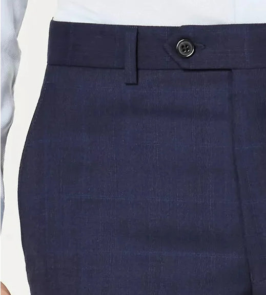 LAUREN Ralph Lauren Men's WINDOWPANE Dress Pants 38 X 32 New $190 EDDWPALZ0023