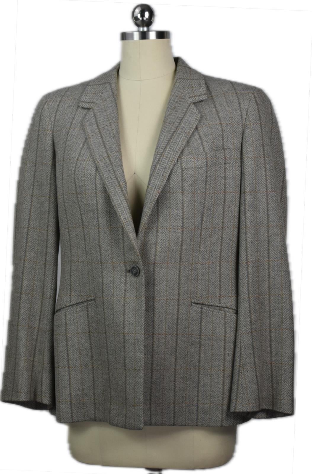 Oxxford Clothes Women's Pure Cashmere Tweed Sport Coat Jacket S MINT $$$$$