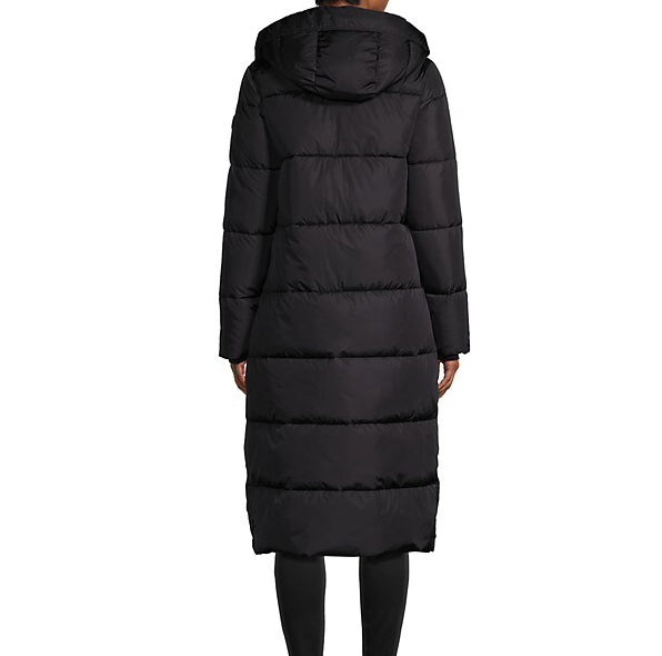 Save The Duck Women's Colette Quilted Long Coat Jacket Trench Size L New $350