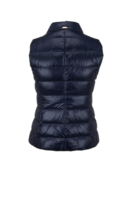 HERNO Iconico Giulia Ultralight Down Puffer Vest 38 IT- 2 US NEW $455 PI0661DIC