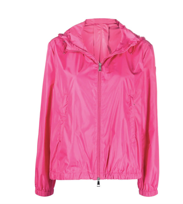 Moncler Women's Pink Boissard  Nylon Jacket 5 -XL  NEW $765   H10931A00097539YH