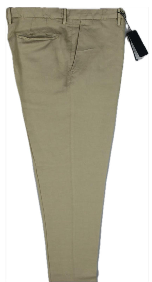 Boglioli Men's Cotton-Linen Slim Beige Pants 52- 36 US NEW $590   80844Q