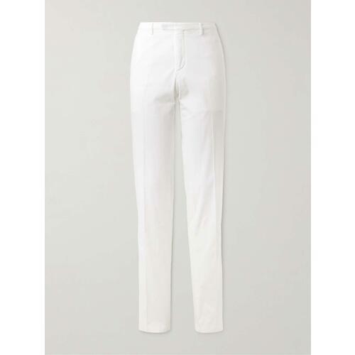 Boglioli Men's Cotton-Linen Slim White Pants 54- 38 US NEW $590   80844Q