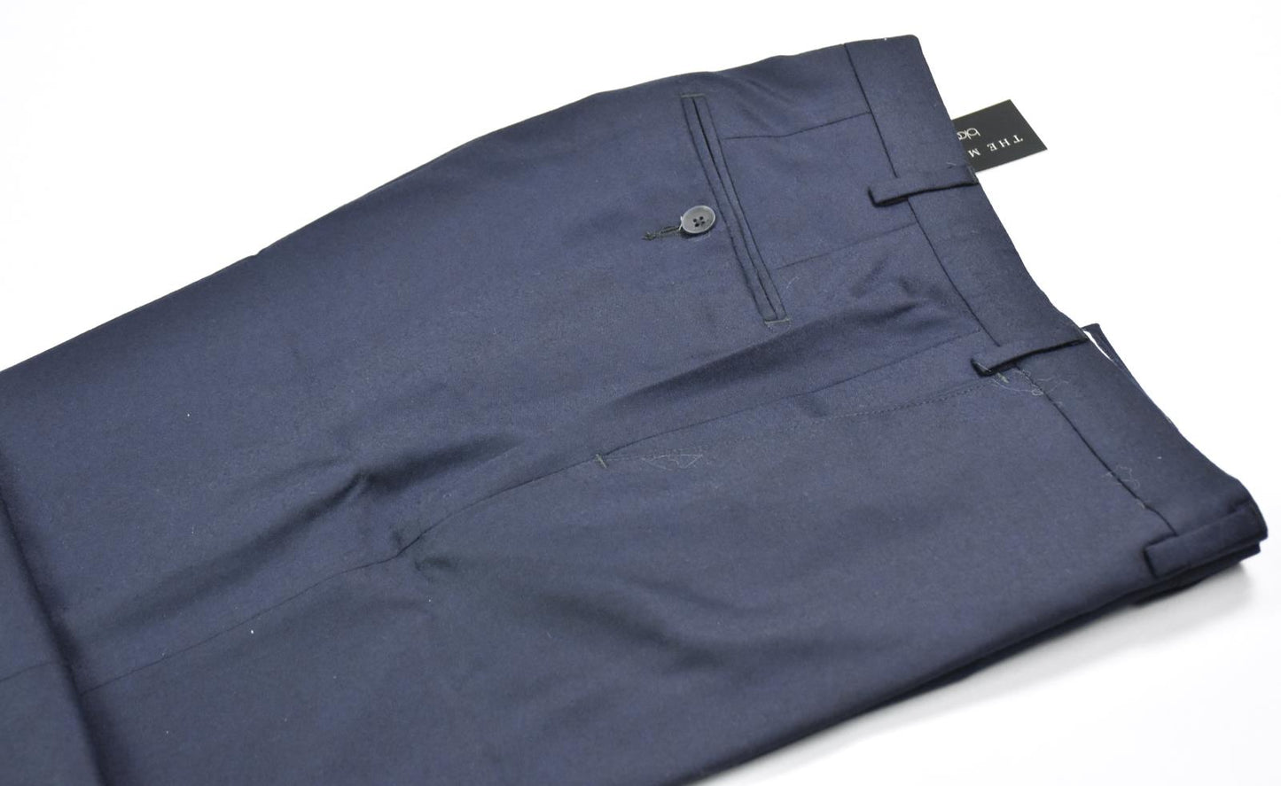 The Mens Store Wool Flannel Navy Pants 36 New $178    B1601-01
