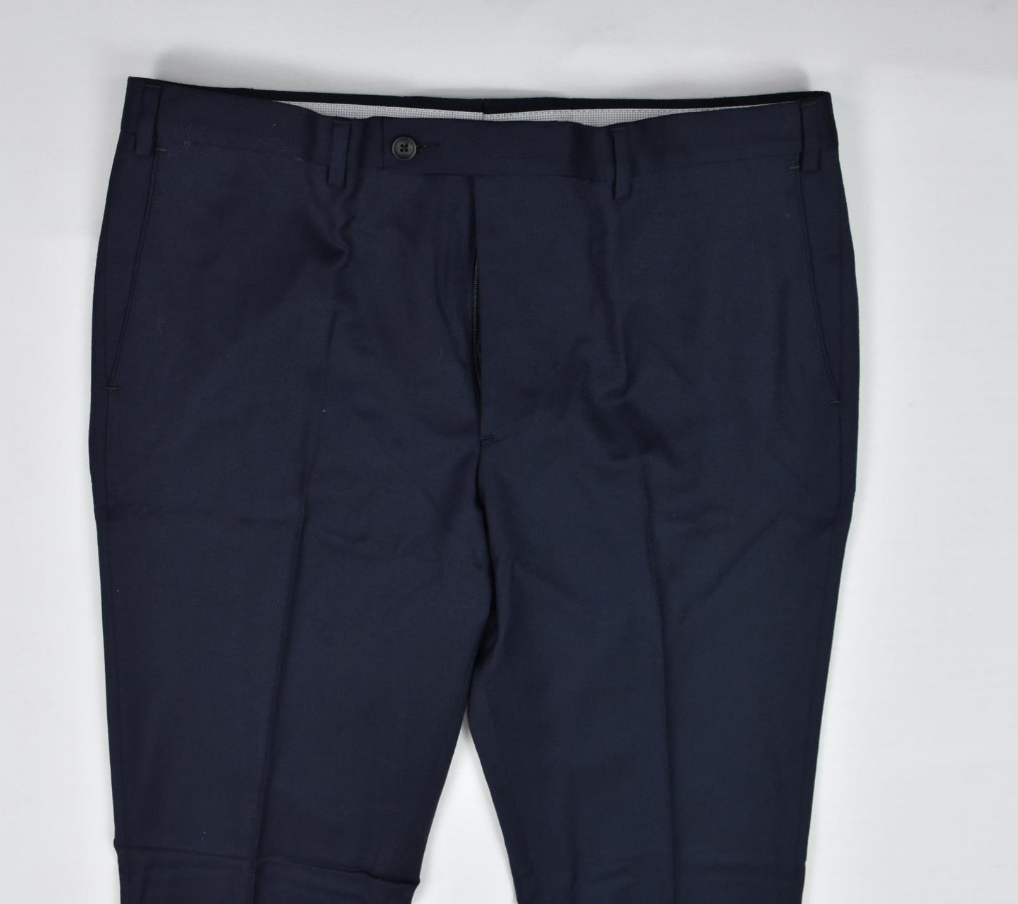 The Mens Store Wool Flannel Navy Pants 36 New $178    B1601-01