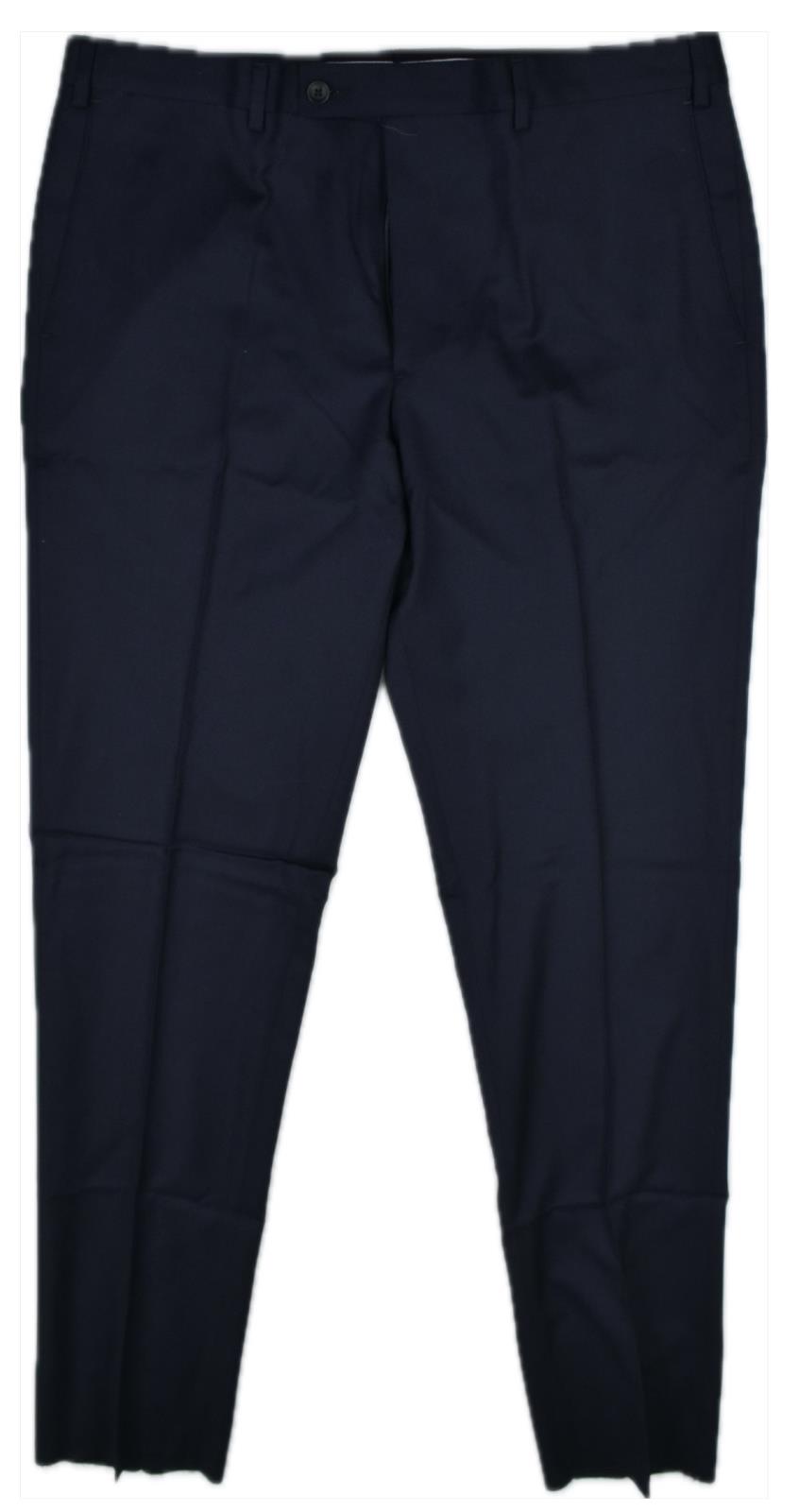 The Mens Store Bloomingdale's Wool Flannel Navy Pants 36 New $178    B1601-01