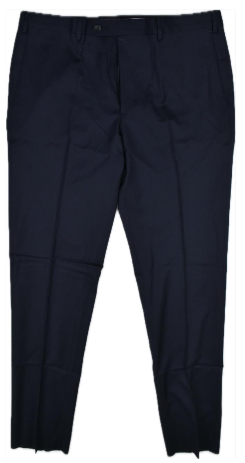 The Mens Store Wool Flannel Navy Pants 36 New $178    B1601-01