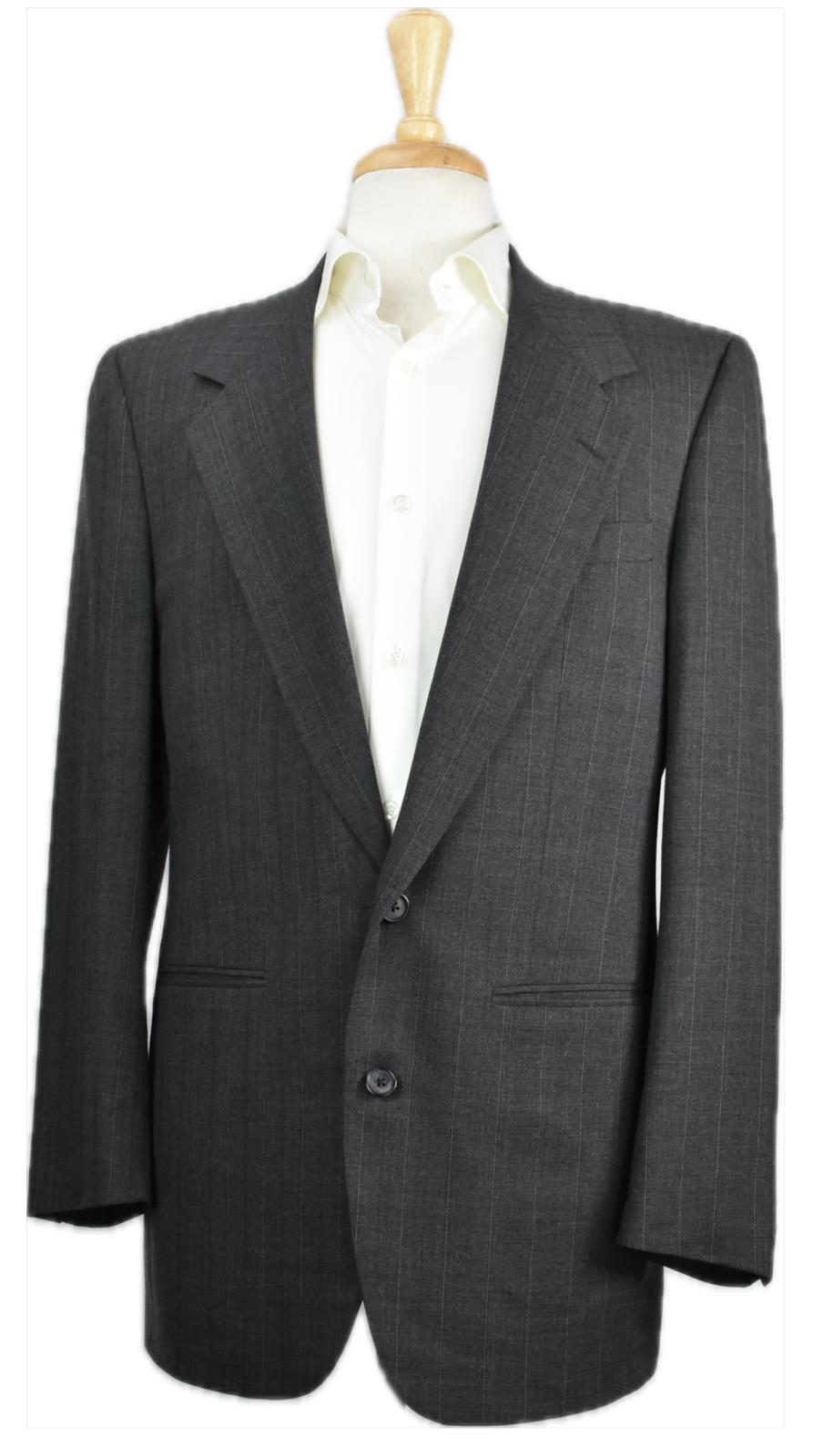 Vintage LORO PIANA MADE USA Super 80s WOOL Boyds Threadneedle Street Suit 38 R