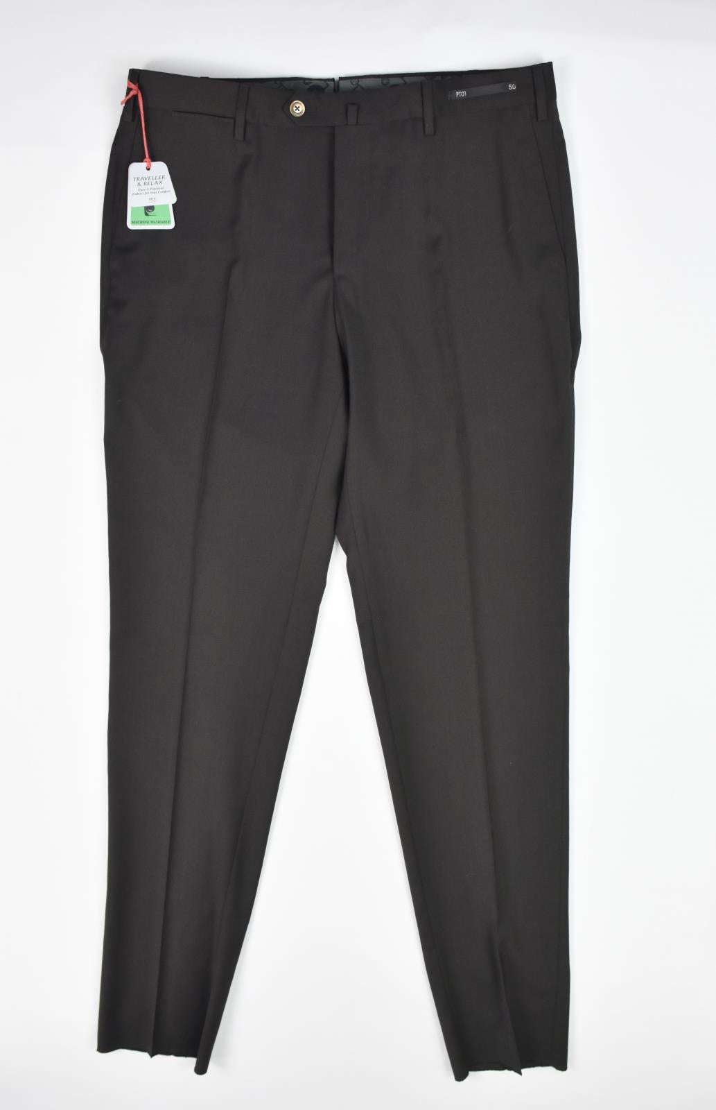 PT01 Pantaloni Torino Men Wool Blend Easy Fit Travel Relax Pants 50- 34 New $395