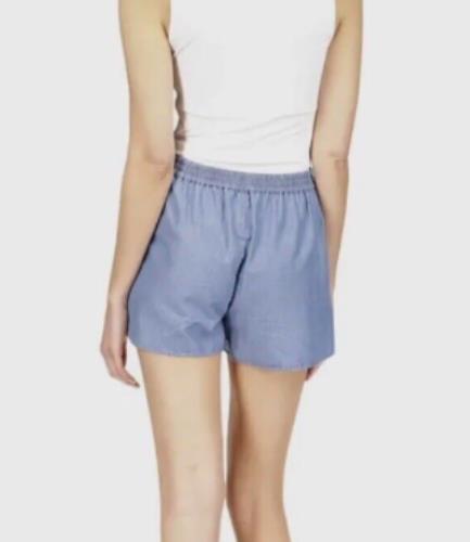 Michael Kors Women's Chambray Pull On Shorts Size L New $84   MU230EN9HH