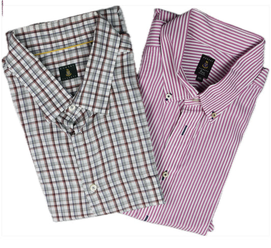 LotX2 Robert Talbott Mens Dress Shirt Size 2XL MINT