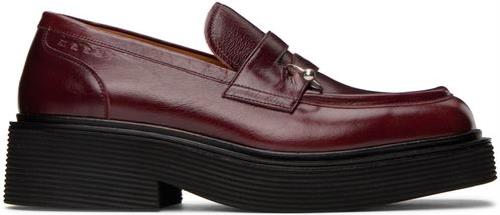 Marni MOCCASIN Square Toe Loafers SHINY LEATHER 41EU - 8 US NEW $1135 MOMR004303