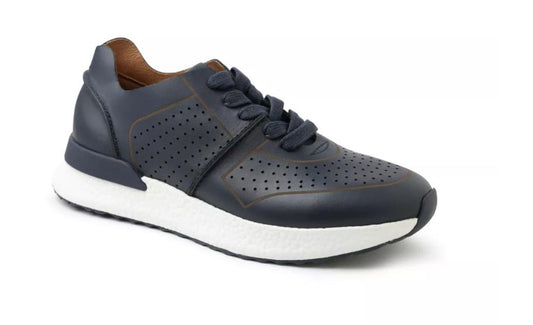 GENTLE SOULS Men's Navy Laurence Jogger Shoes Sneakers 9.5 M NEW $200 GMF1007LE