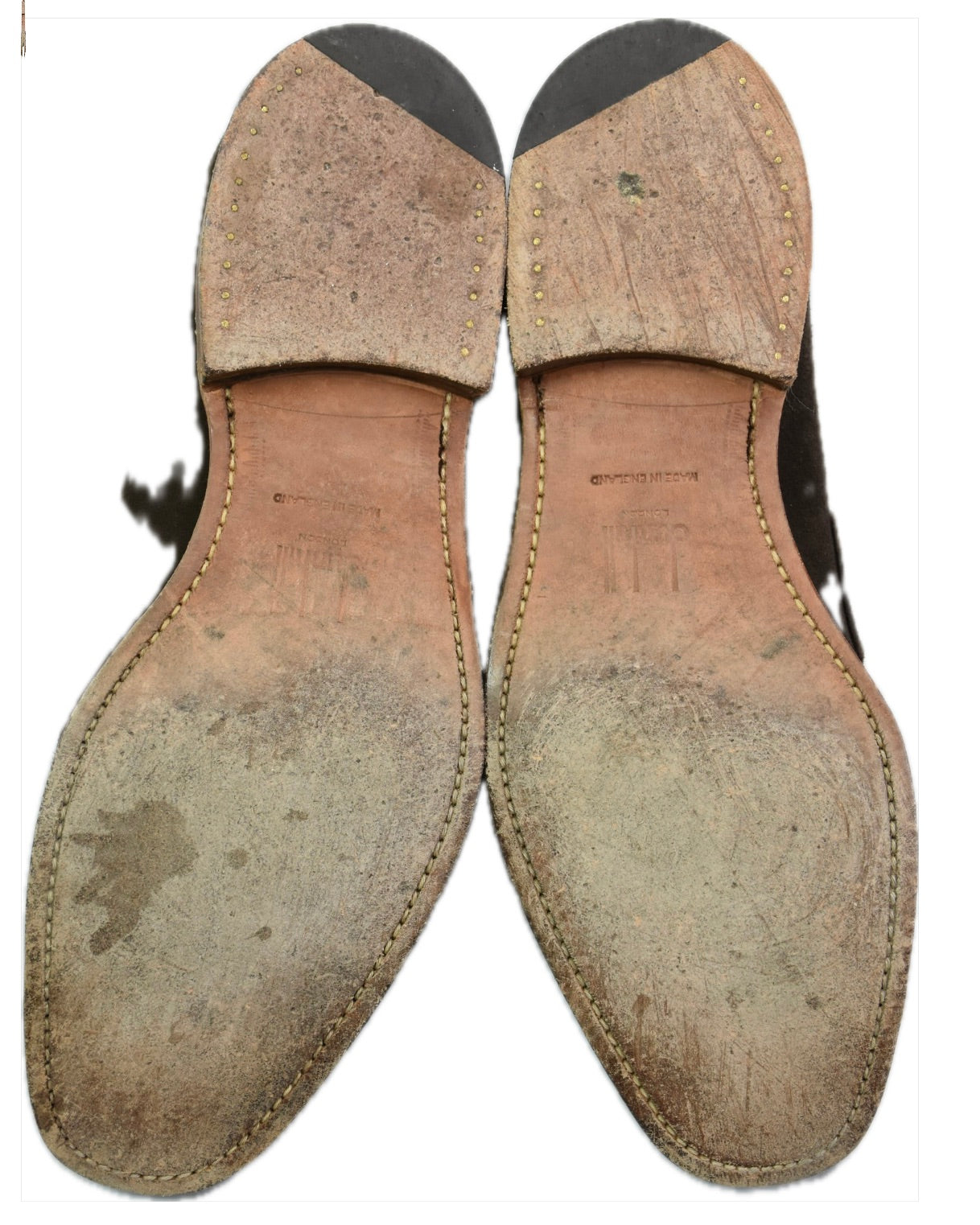 Dunhill Men's Suede Dark Brown Penny Loafers Shoes US 9.5  IT 42.5 - 8.5 UK MINT