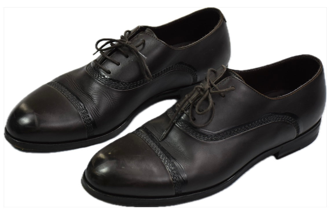 Bottega Veneta Men's Leather Dark Brown Shoes US 8.5  IT 41.5 - 7.5 UK MINT