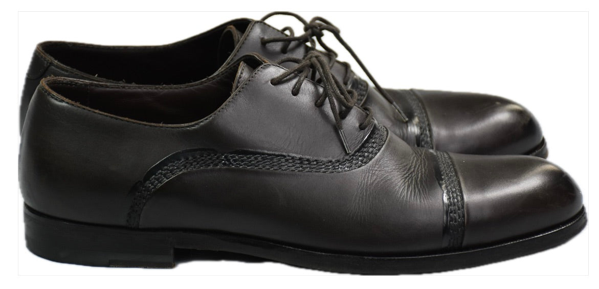 Bottega Veneta Men's Leather Dark Brown Shoes US 8.5  IT 41.5 - 7.5 UK MINT