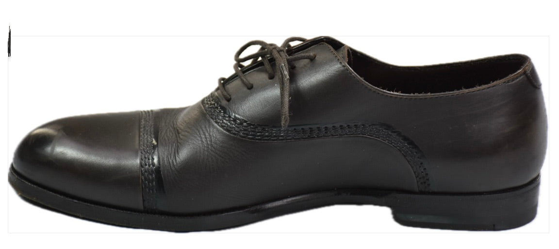 Bottega Veneta Men's Leather Dark Brown Shoes US 8.5  IT 41.5 - 7.5 UK MINT