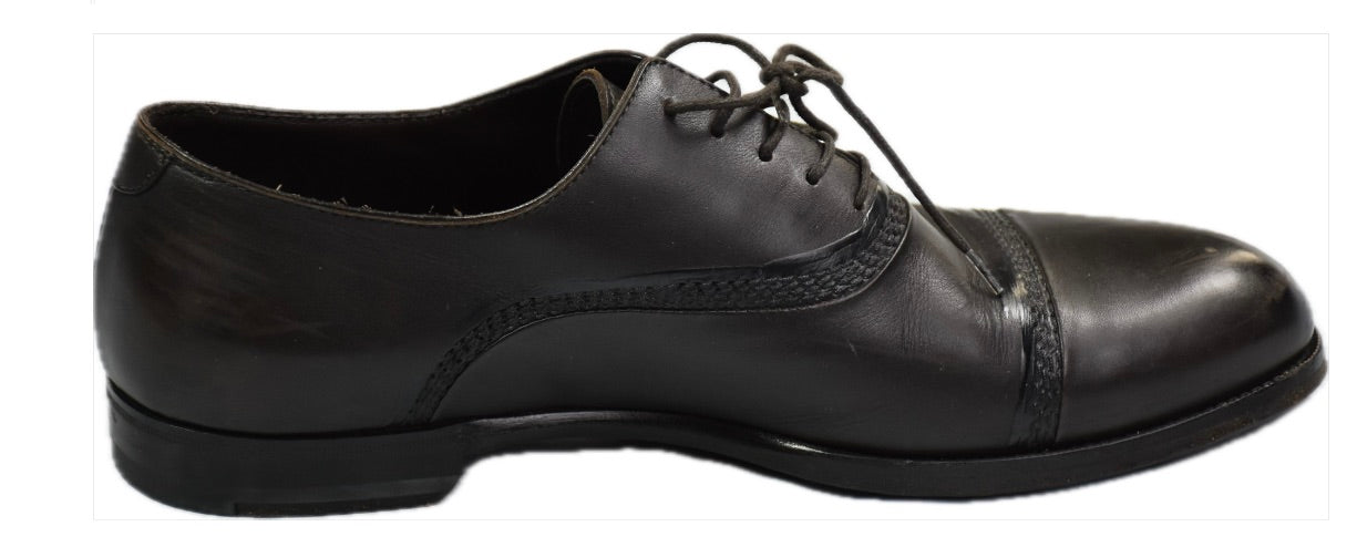 Bottega Veneta Men's Leather Dark Brown Shoes US 8.5  IT 41.5 - 7.5 UK MINT