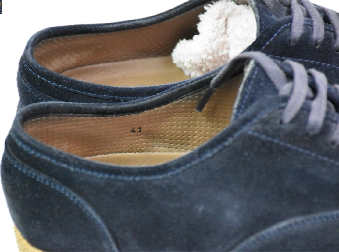 Brunello Cucinelli Men's Lace Up Espadrille SUEDE Shoes US 8  IT 41 - 7 UK MINT