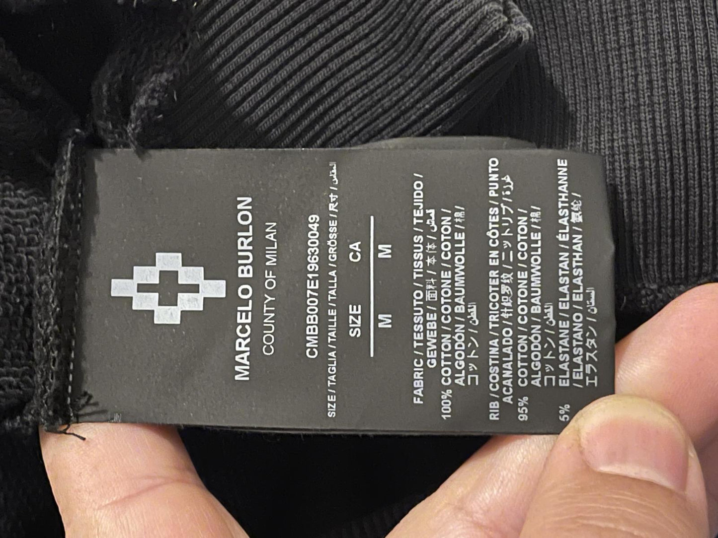 Marcelo Burlon Men's More And More County Of Milan Knit Pullover Hoodie M