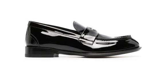 Alexander McQueen Men patent leather loafers 43 - 10 US NEW $1050 705086WID23