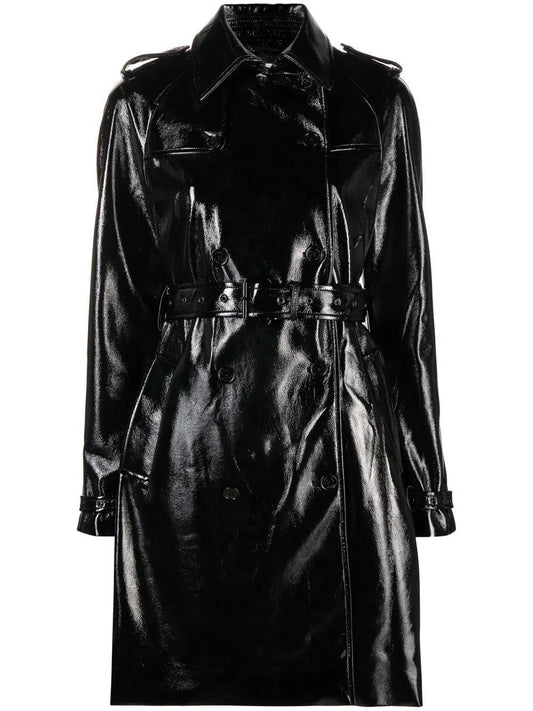 MICHAEL KORS Women's Collar Removable Belt Trench Coat XS NEW $500 MR3209D6LD