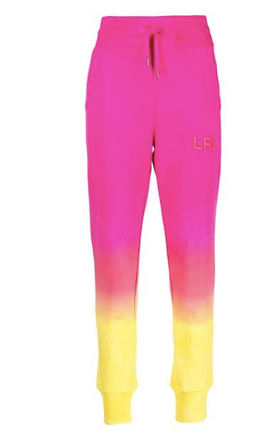 Ralph Lauren Women's Barric Gradient Joggers Pants L NEW $125 200874753001