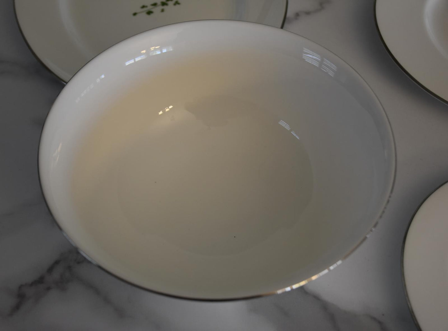 Lenox China Kate Spade Gardner Street Green 35 Piece Setting + Bowl&Serving PLT