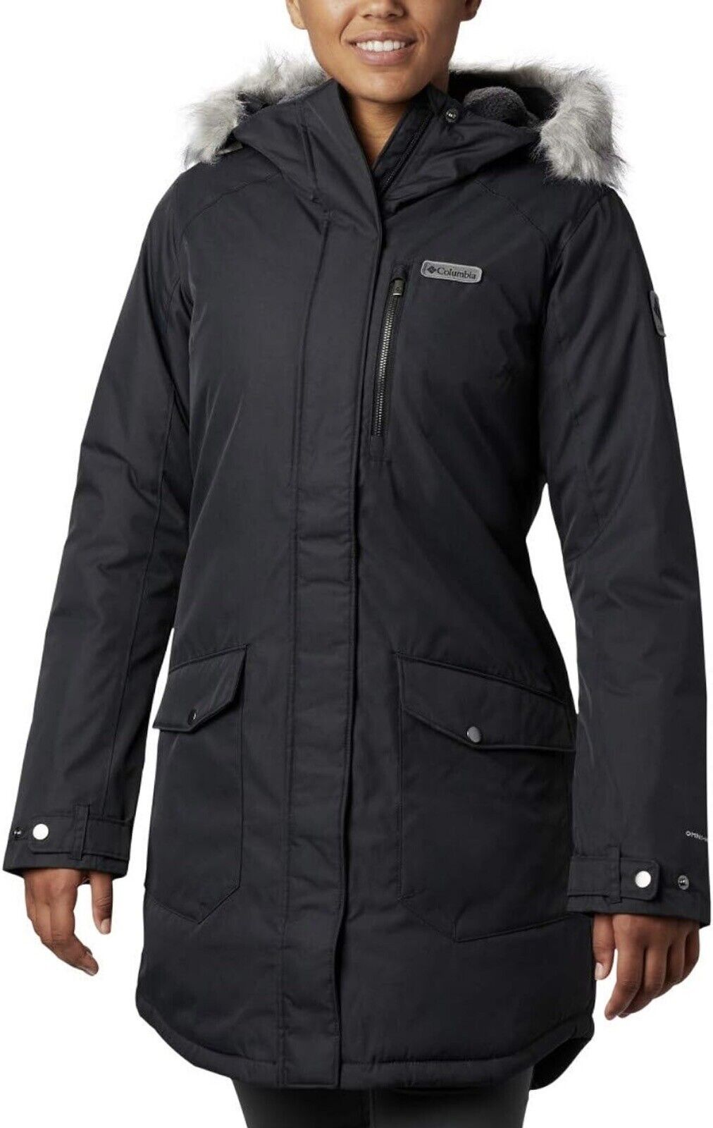 Columbia Women's Suttle Mountain Long Insulate Black Coat  XS NEW $230  1799751