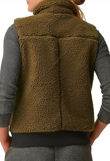 BASS OUTDOOR Route Hiking Faux-Sherpa Vest M NEW BA61J008  BA61J008