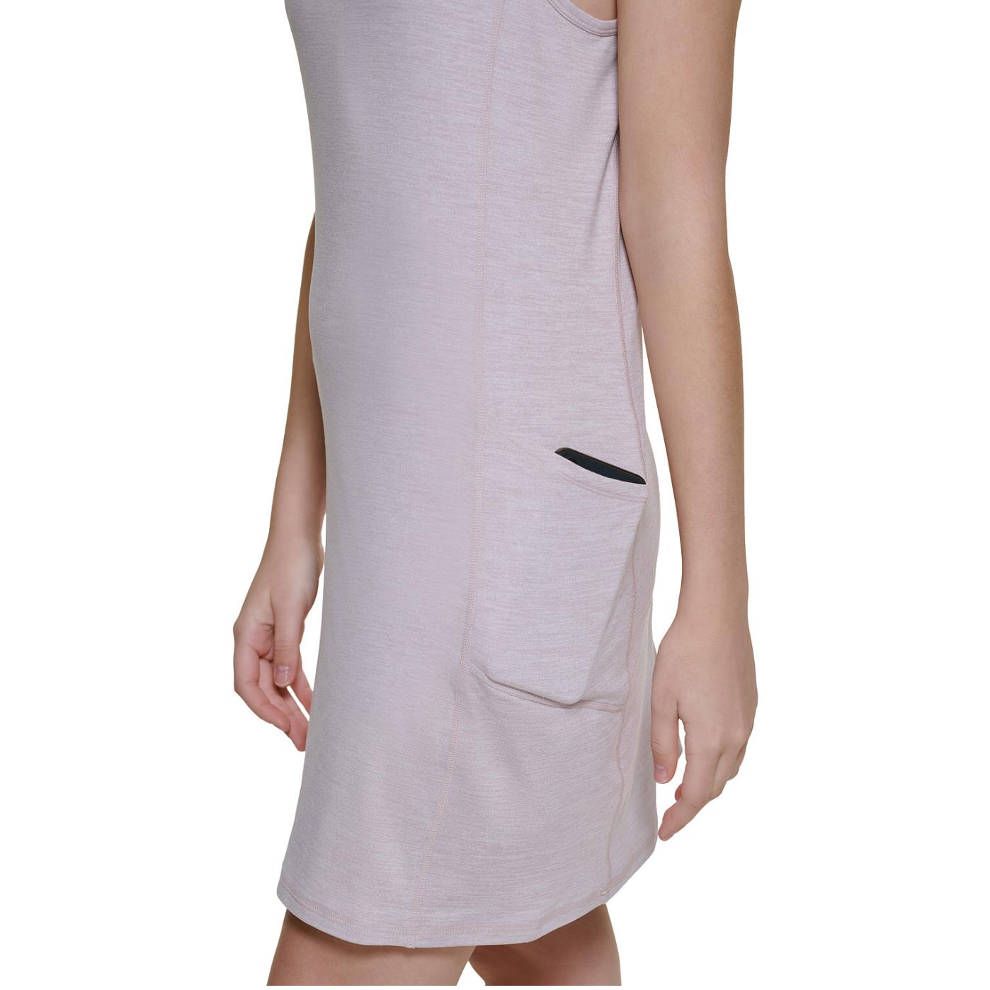 Calvin Klein Performance Side-Pocket Exercise Dress Women Pink M $80 PF2D8054