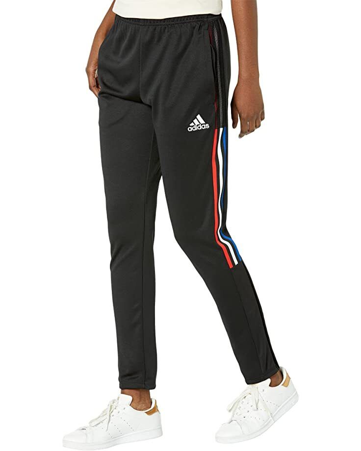 Adidas Women's Tiro Pants Black/White/Vivid Red S NEW $45 HK7595