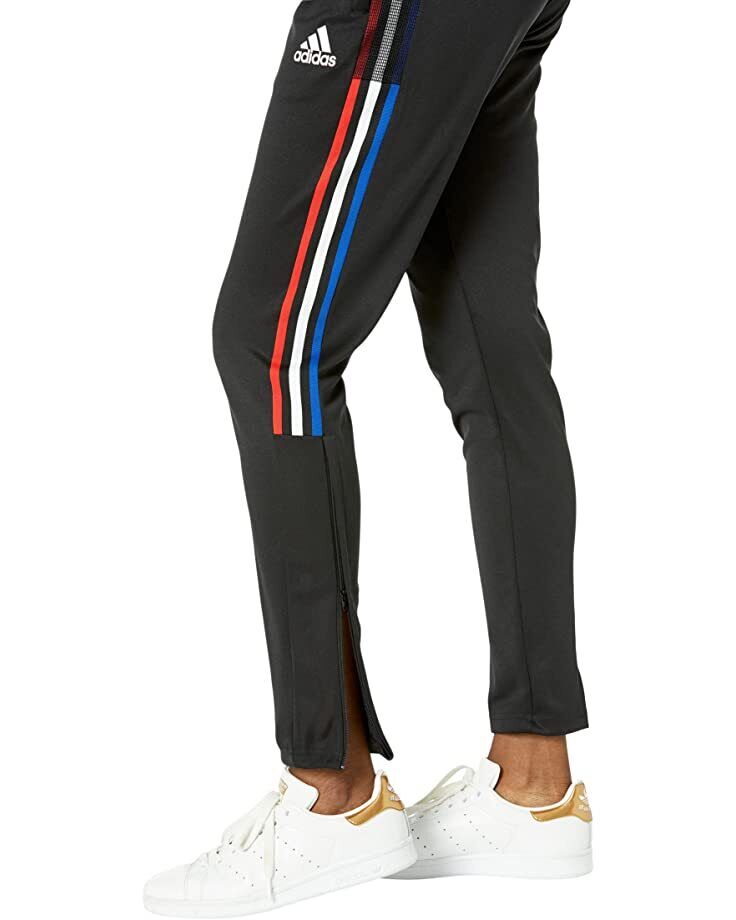 Adidas Women's Tiro Pants Black/White/Vivid Red S NEW $45 HK7595