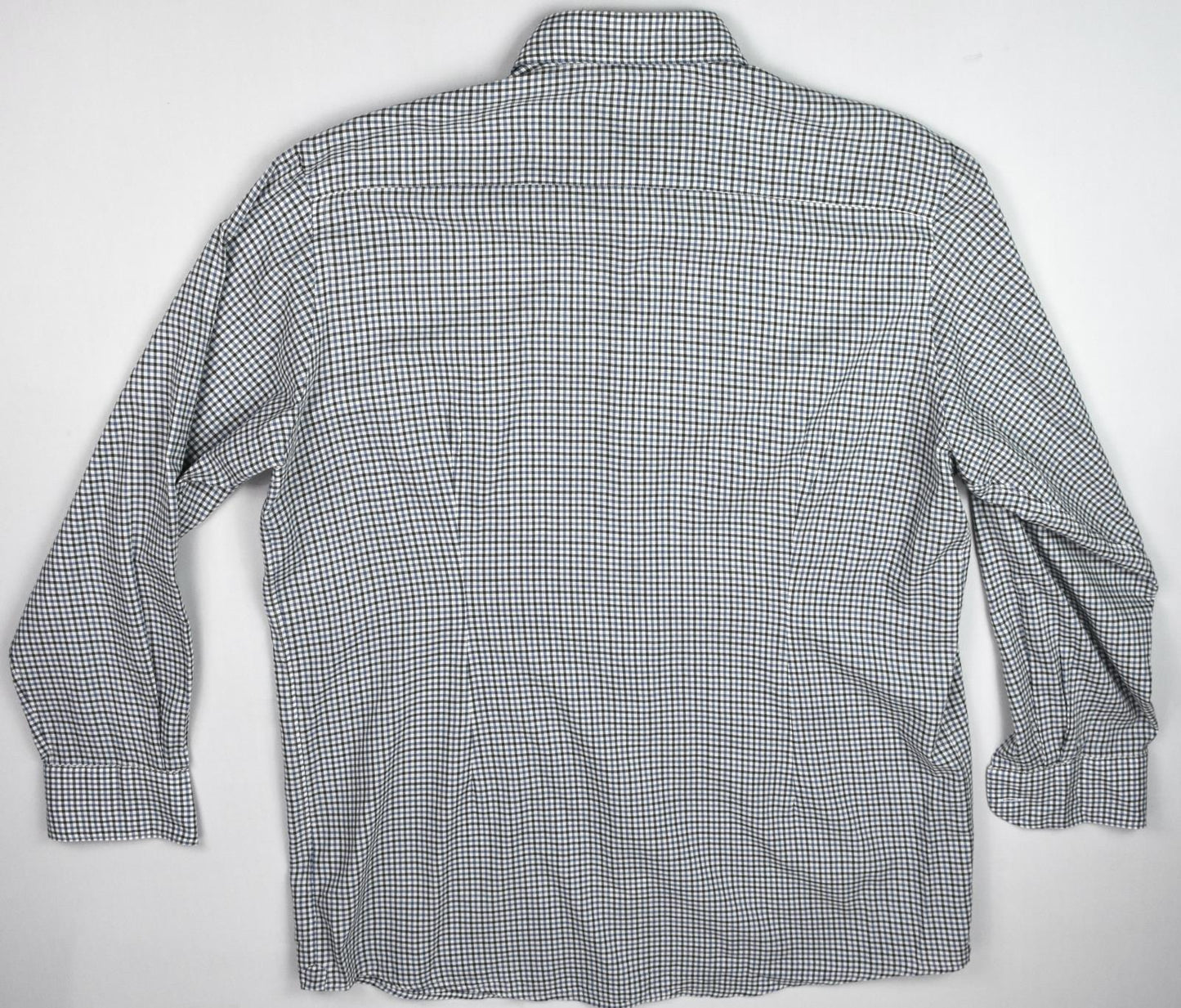 ETON SHIRT Mens Check White Multi Contemporary Cotton Size XL 17 - 43 $270