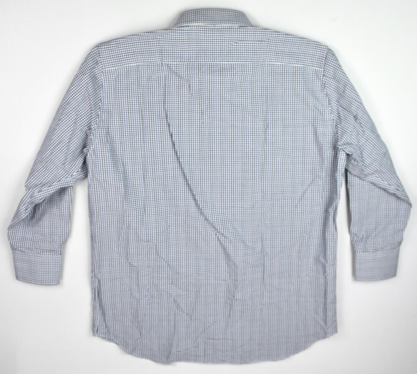 Canali 1934 Mens Check Cotton Shirt Size 17.5 /44 New