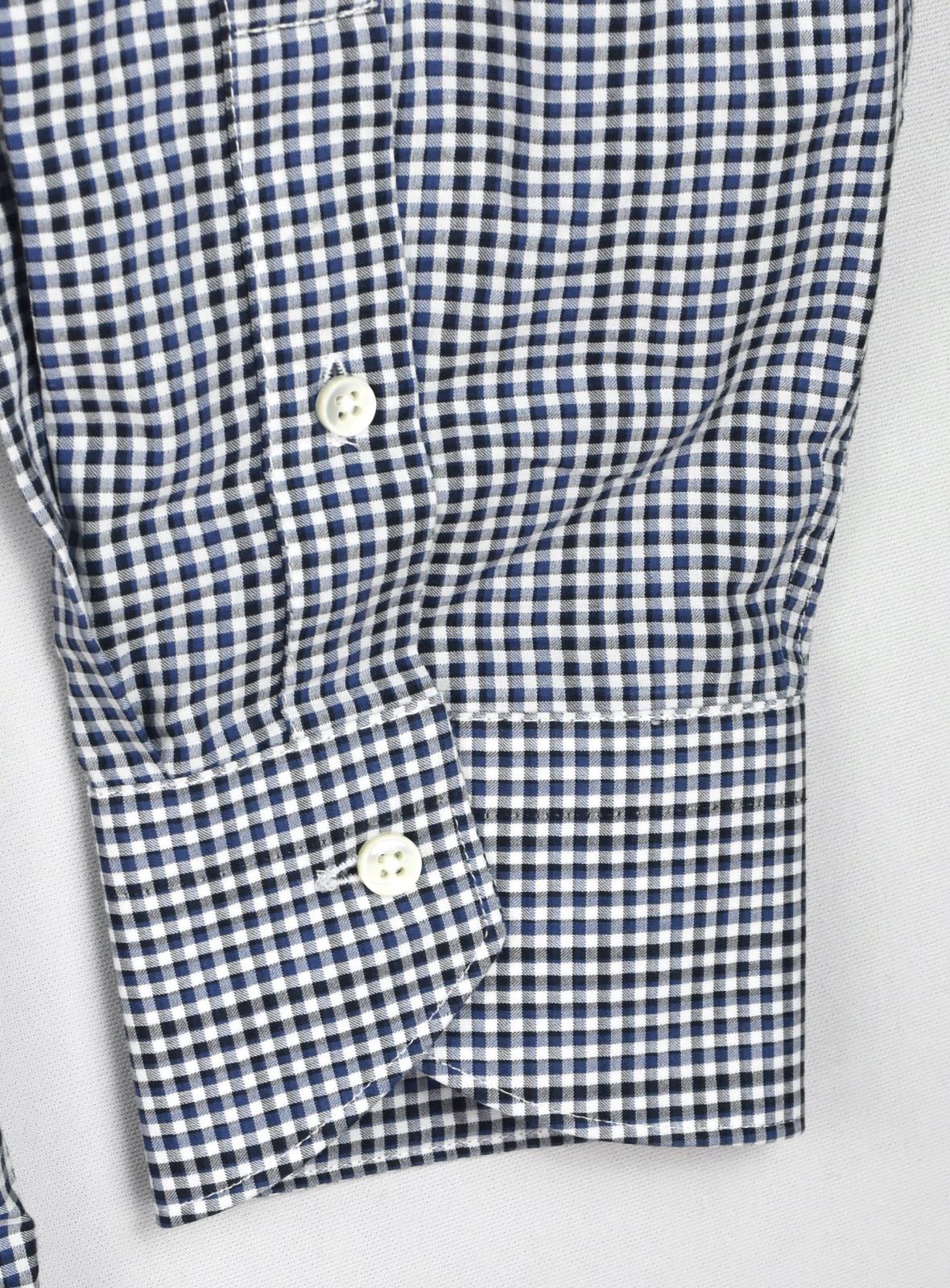 Canali 1934 Mens Check Cotton Shirt Size 17.5 /44 New